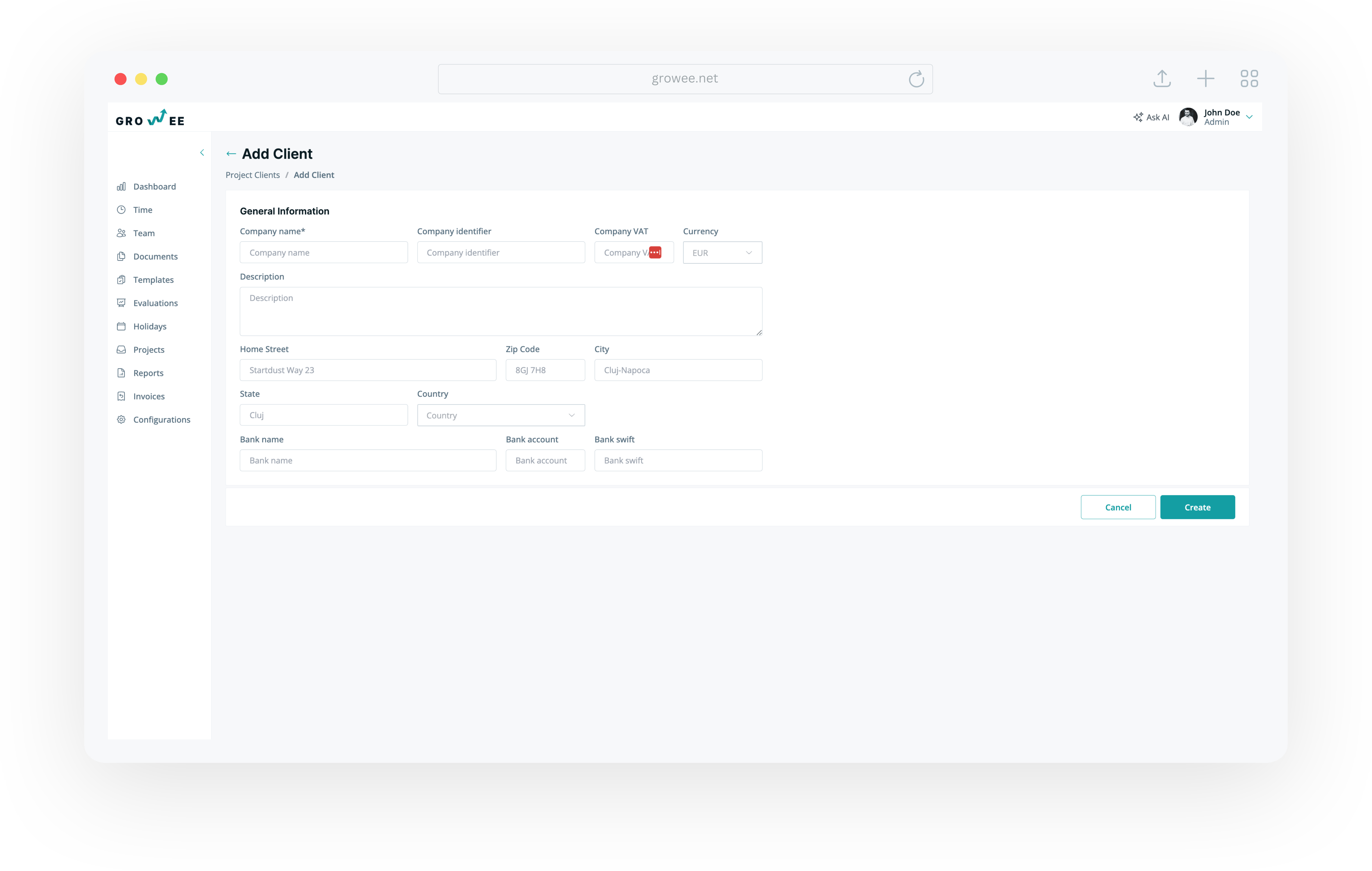 Client management