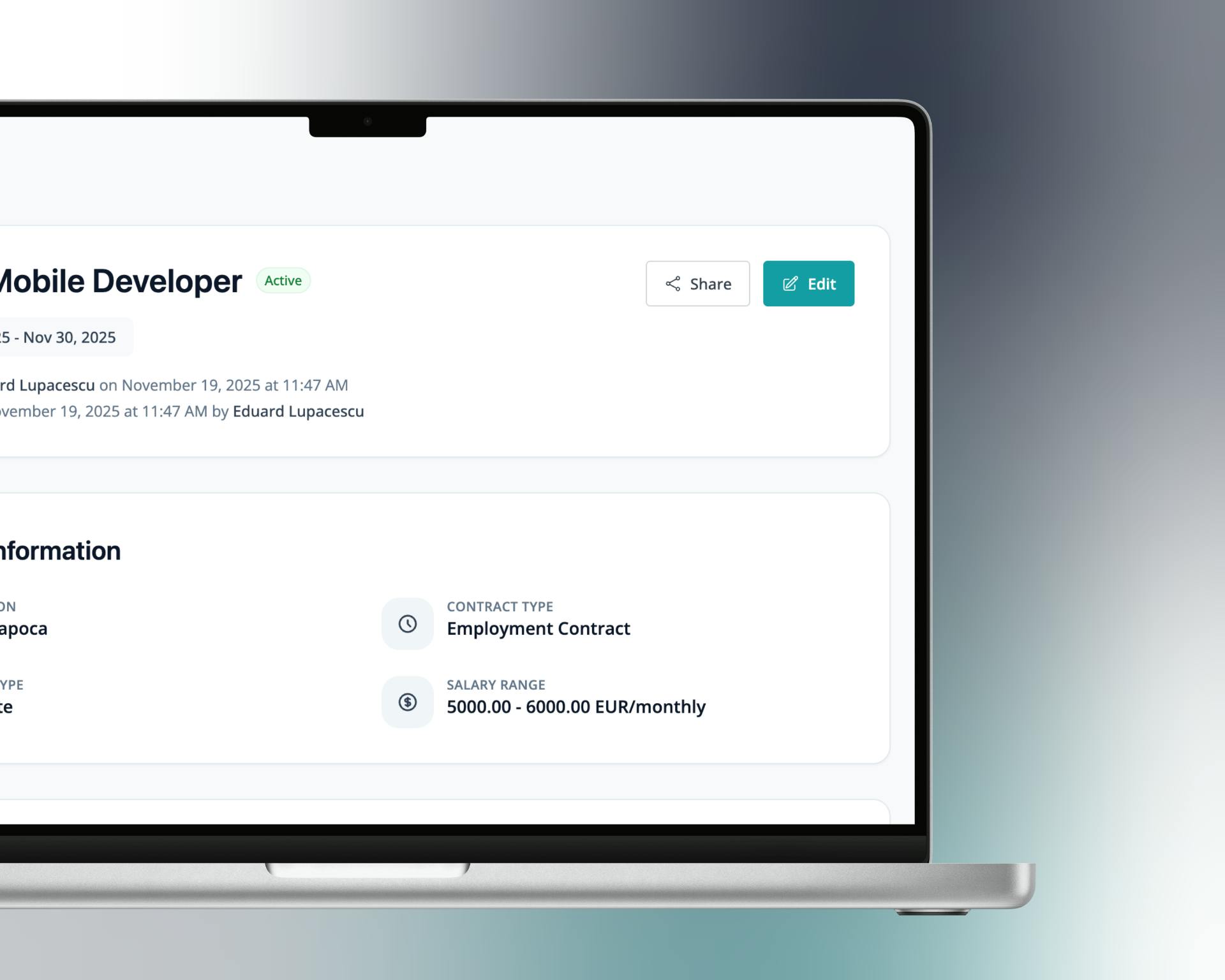 Colaborează ușor cu alți recrutori și membri de echipă