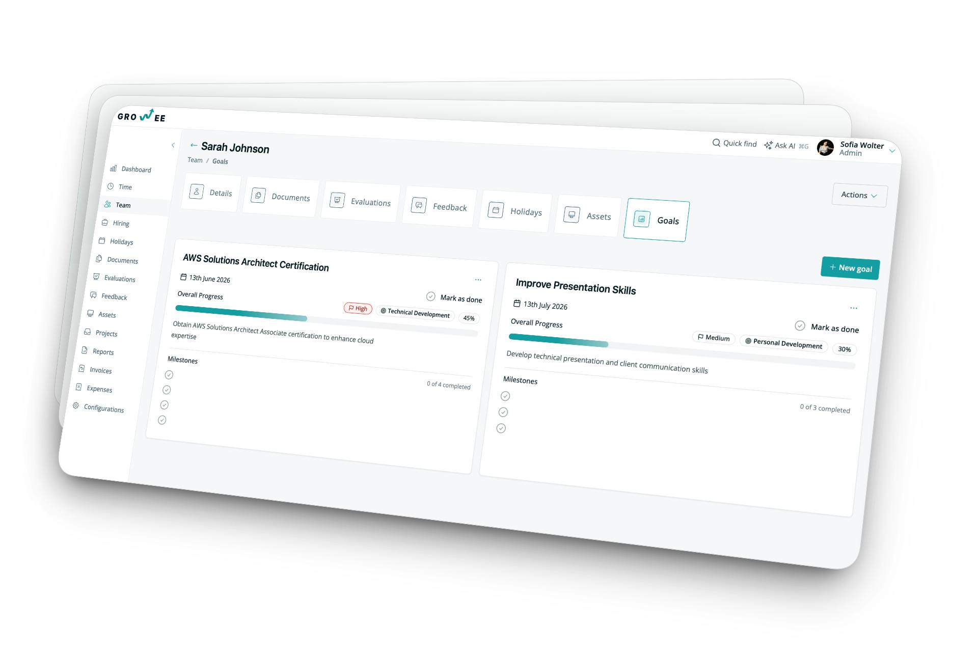 Goal Management & Performance Reviews