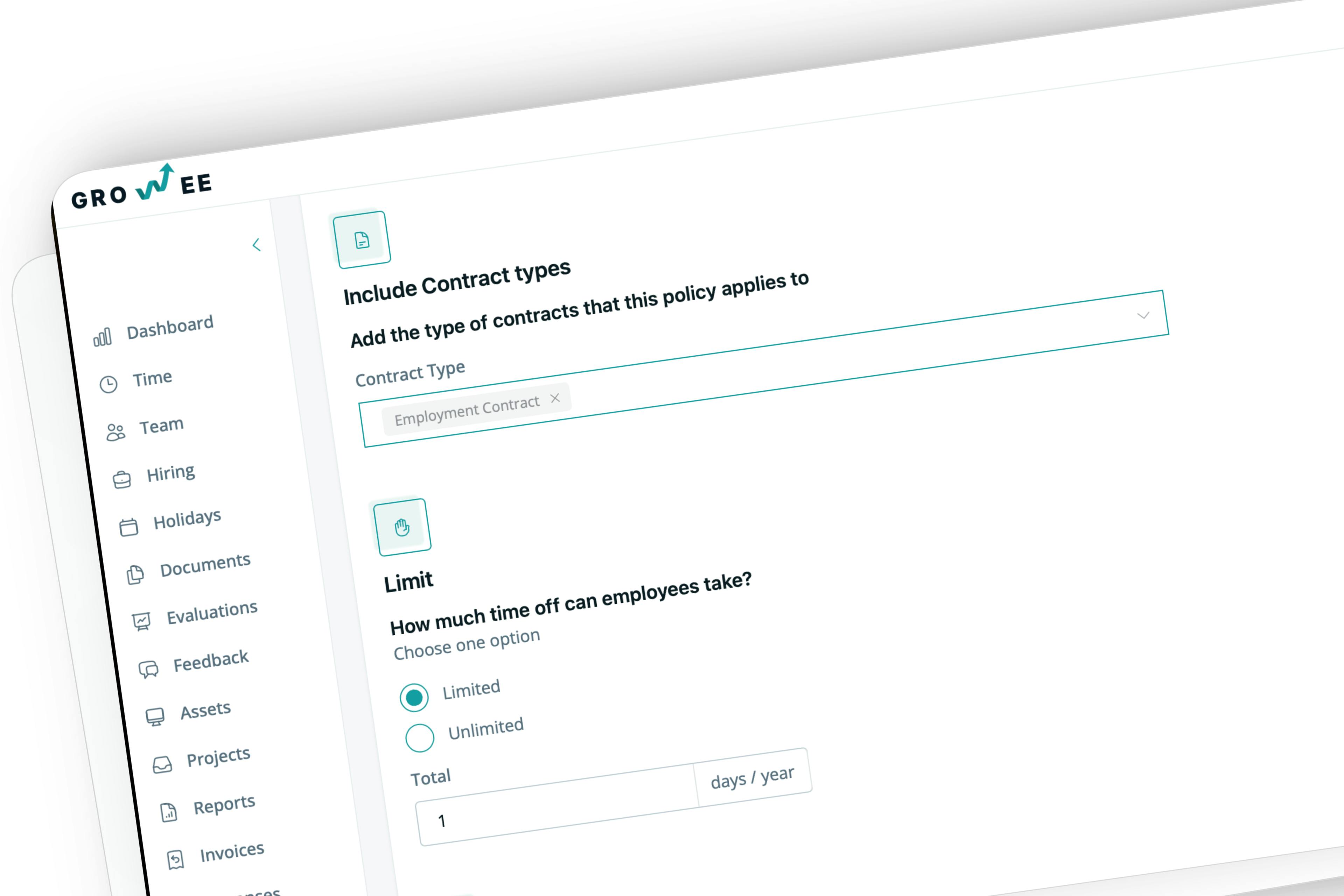 Leave Policies Tailored to Contract Types