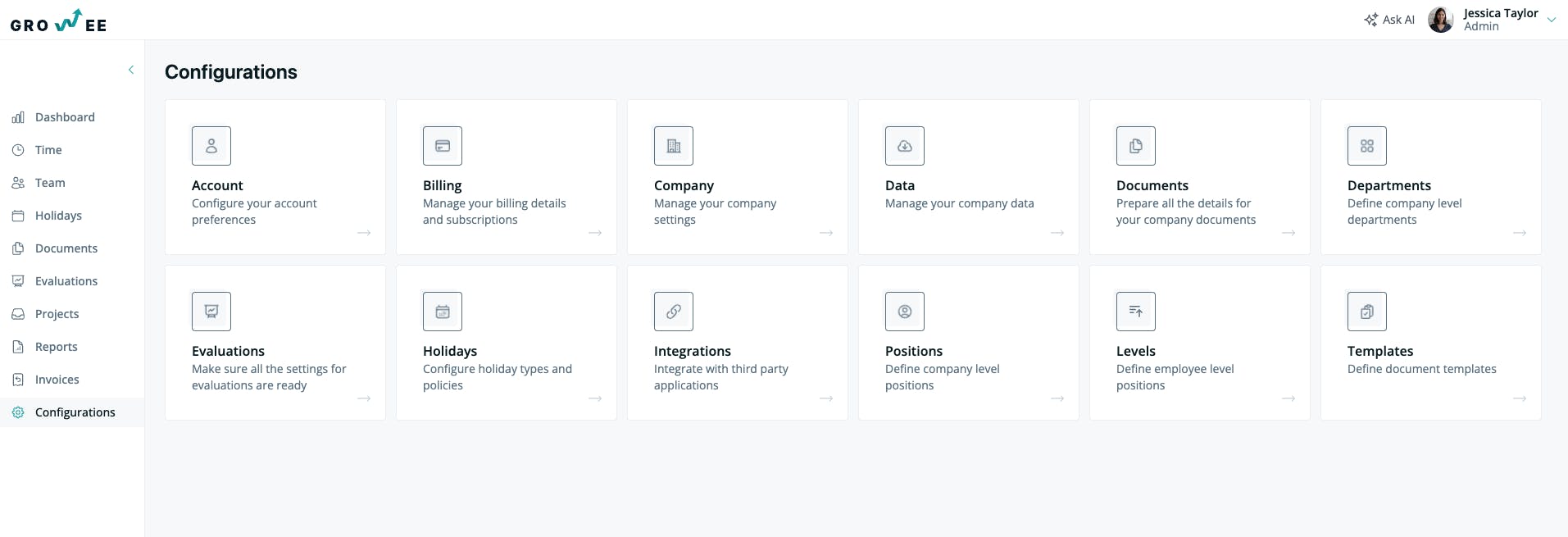 Configurations